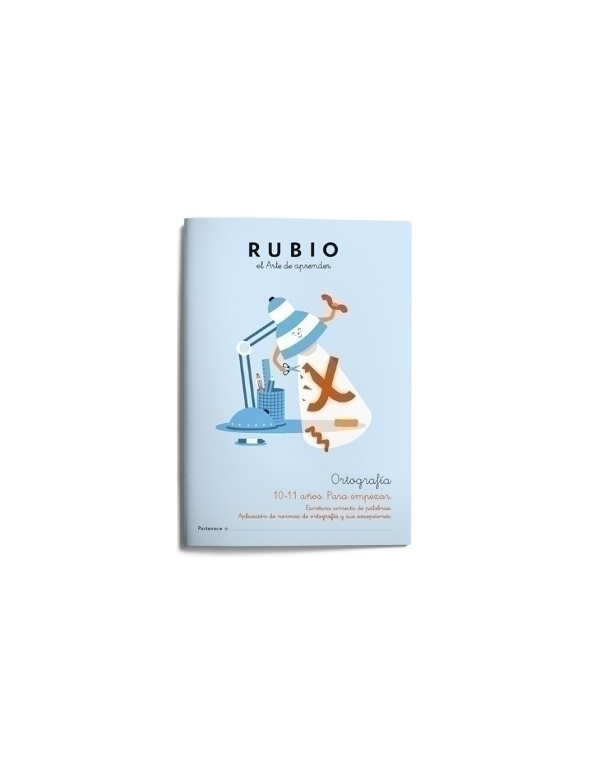 Cuaderno Rubio Ortografia 5 10-11 Años