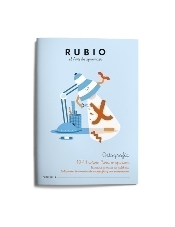 Cuaderno Rubio Ortografia 5 10-11 Años