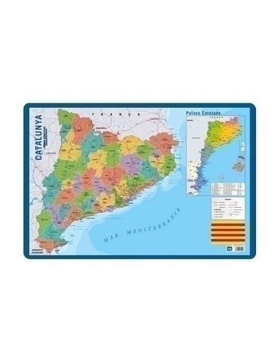 Lamina Escolar Erik Mapa Catalunya (Cat)