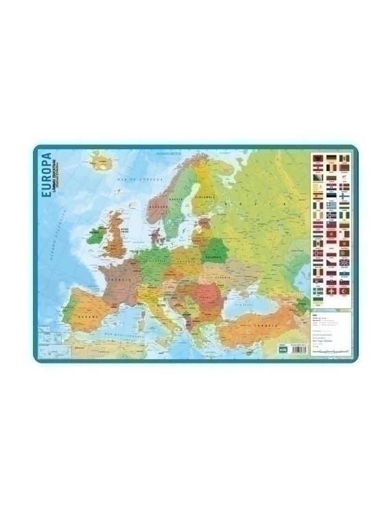 Lamina Escolar Erik Mapa De Europa