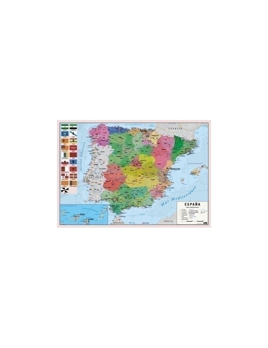 Vade Sobremesa Erik Escolar Mapa España