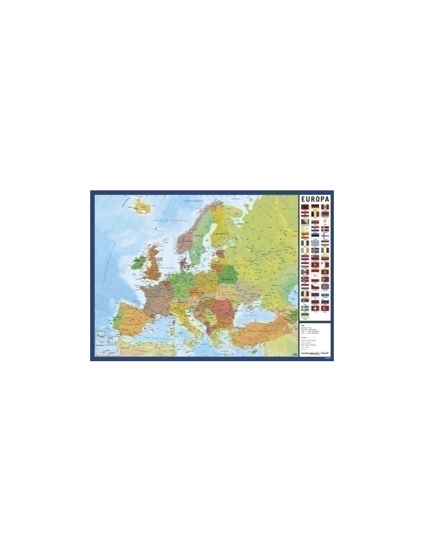 Vade Sobremesa Erik Escolar Mapa Europa