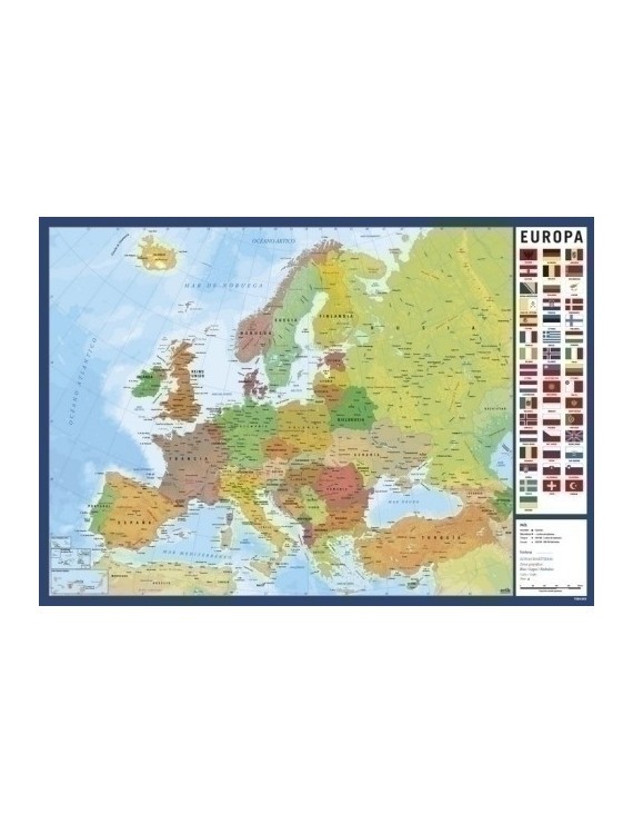 Vade Sobremesa Erik Escolar Mapa Europa