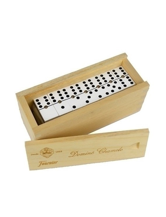 Juego Domino Chamelo Celuloide C/ Madera