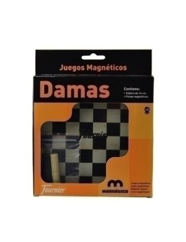 Juego Magnetico Damas 16 Cmts