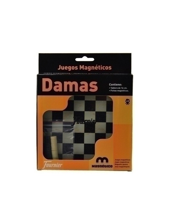 Juego Magnetico Damas 16 Cmts