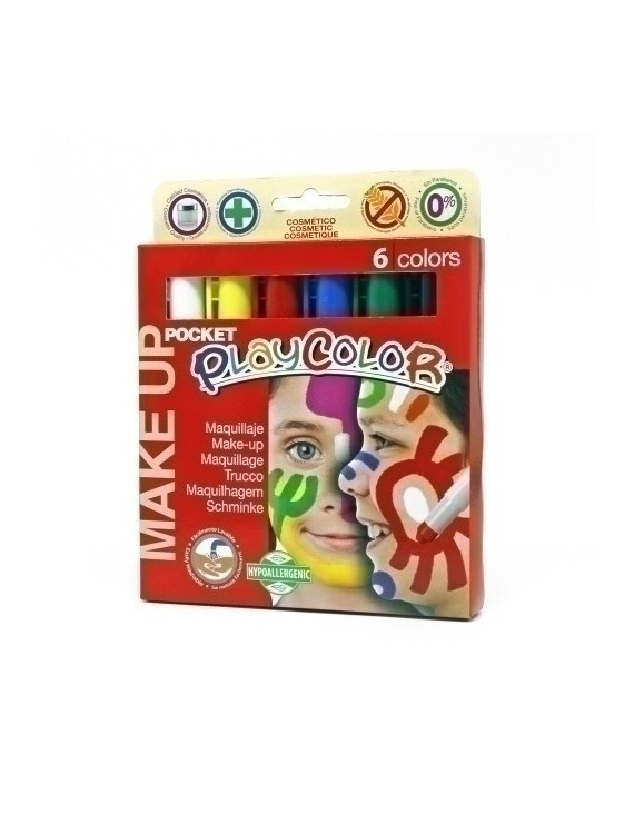 Maquill.Playcolor Basic Pocket 6 Ud.