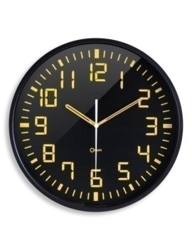 Reloj Pared Cep Analogico 30 Cm Negro