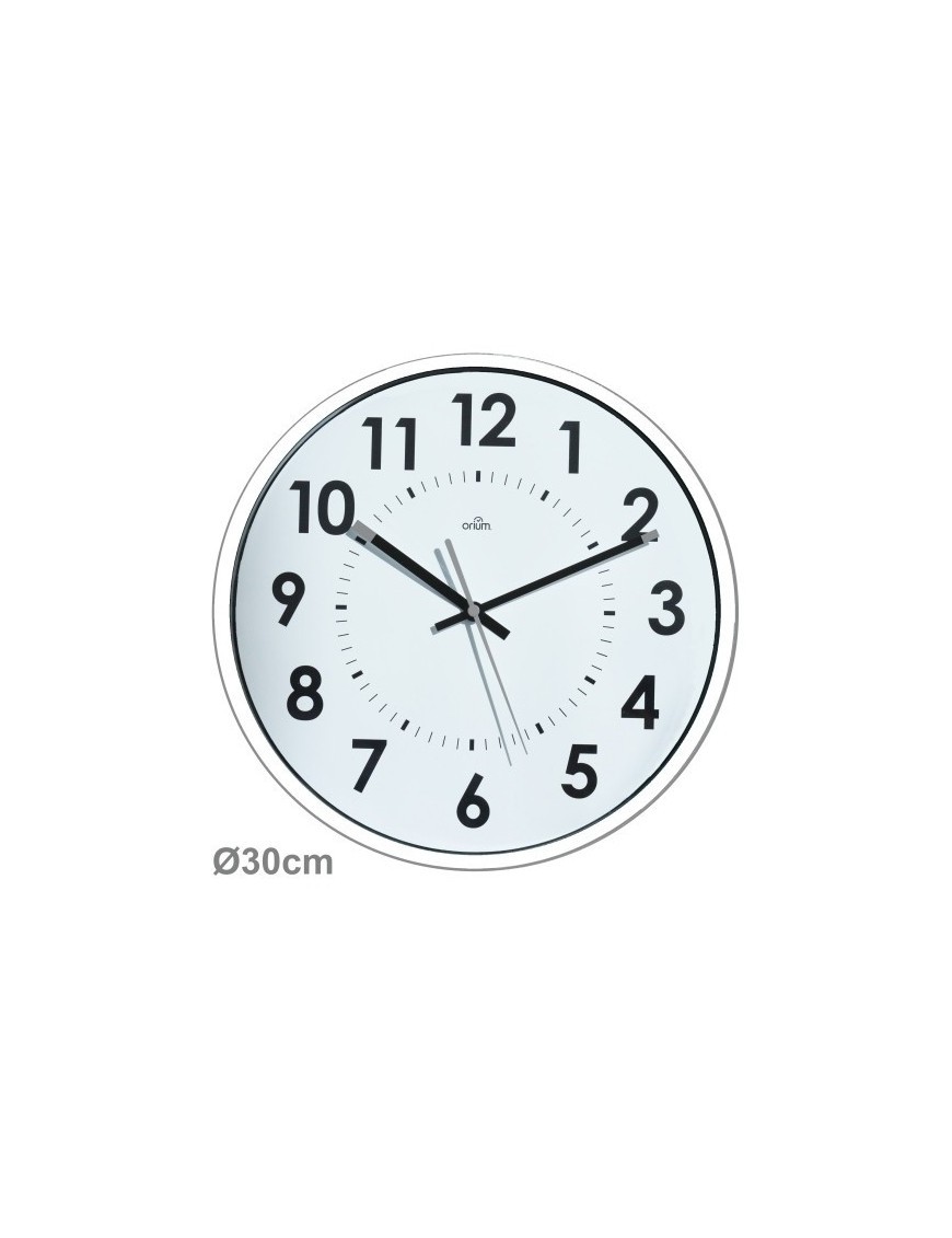 Reloj Pared Cep Analogico 30 Cm Blanco