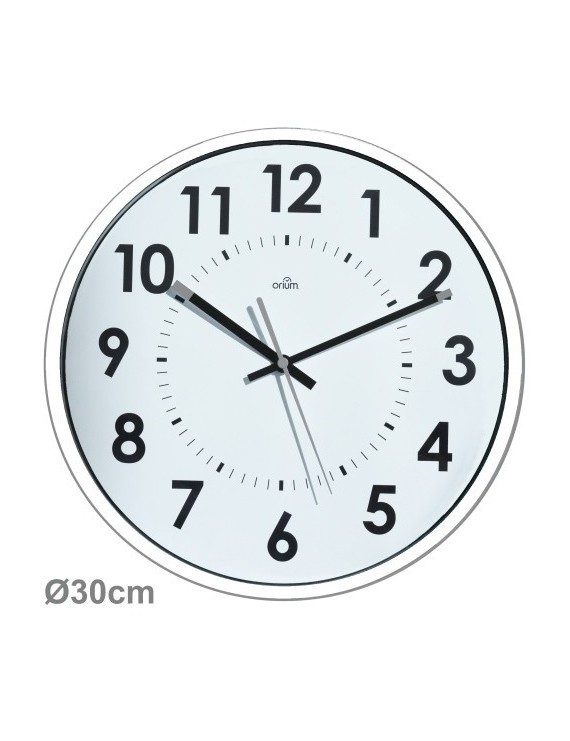 Reloj Pared Cep Analogico 30 Cm Blanco