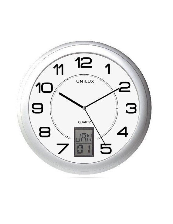 Reloj Pared Unilux Instinct 30,5 Cm Gris