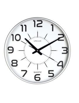 Reloj Pared Unilux Maxi Pop 37,5 Cm Gris