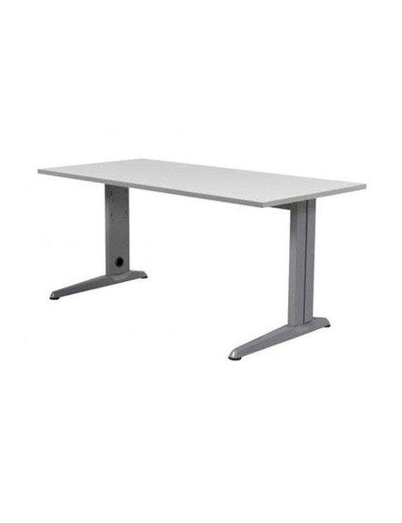 Mesa Rocada Metal 120X60 Aluminio/Gris