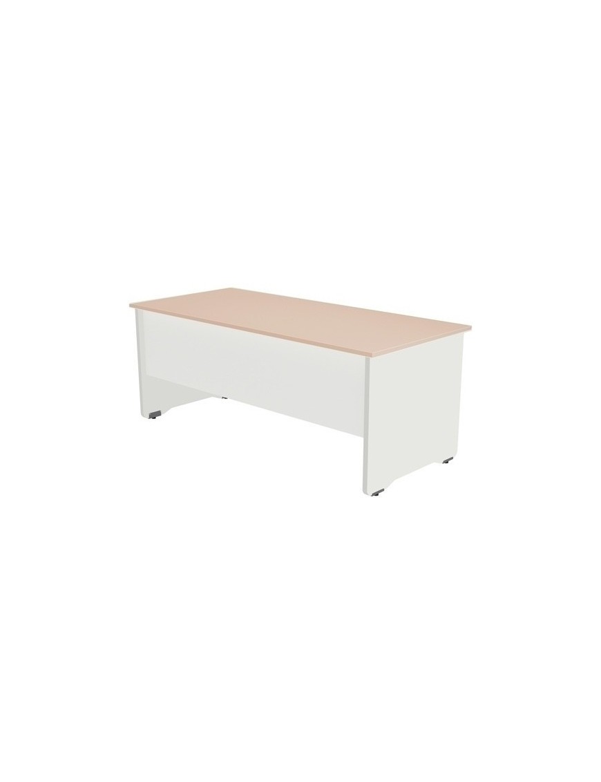 Mesa Rocada Work  160X80 Blanco/Roble