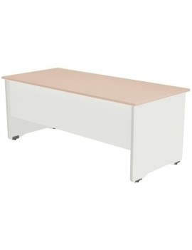 Mesa Rocada Work  180X80 Blanco/Roble