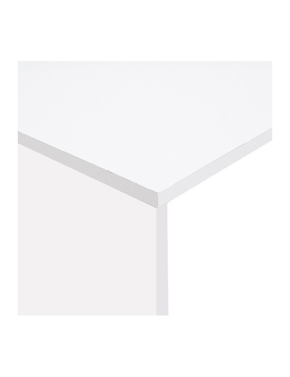 Mesa Rocada Work 140X80 Blanco/Blanco