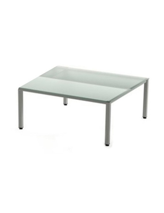 Mesa Rocada Exec. Ala 100X60 Al/Cristal