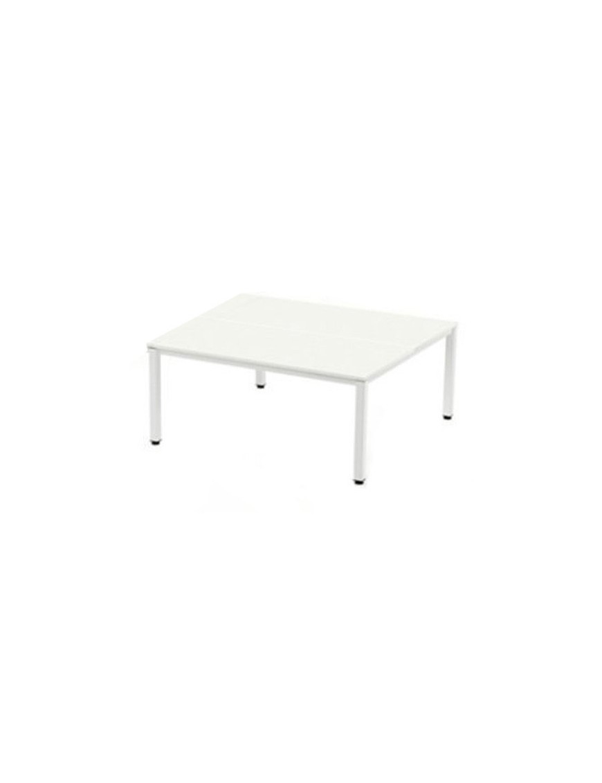 Mesa Rocada Exec. Ala 100X60 Bl/Blanco