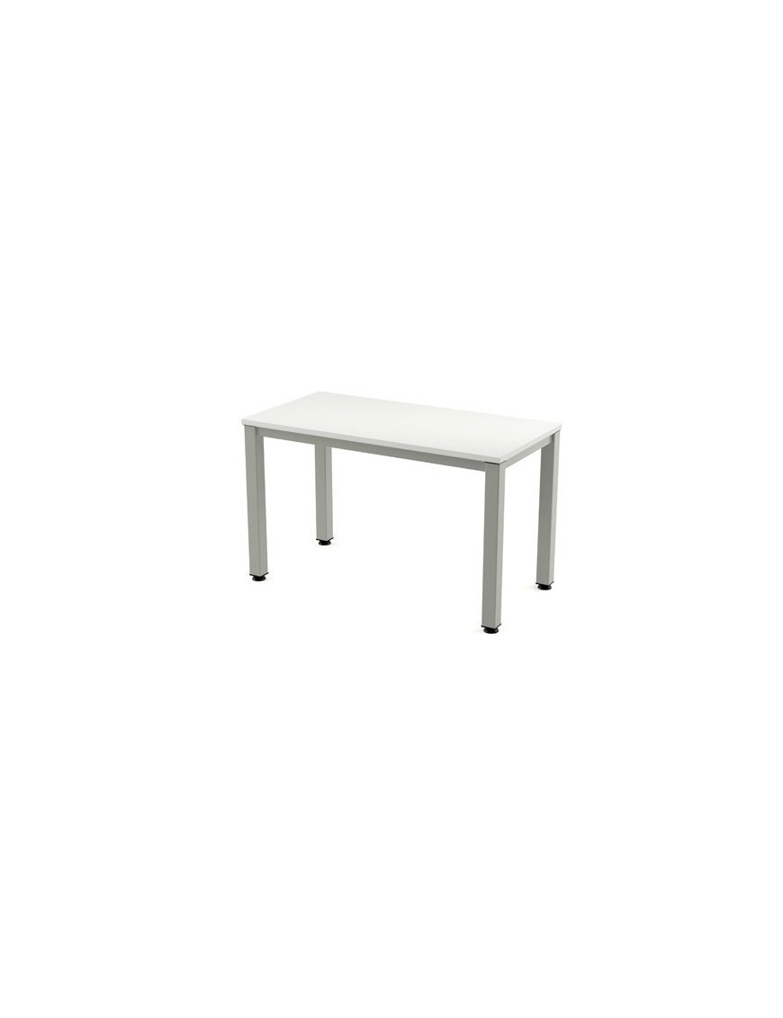 Mesa Rocada Executive 120X60 Al/Blanco