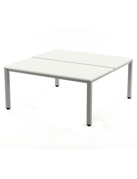 Mesa Rocada Executive 160X163 Al/Blanco