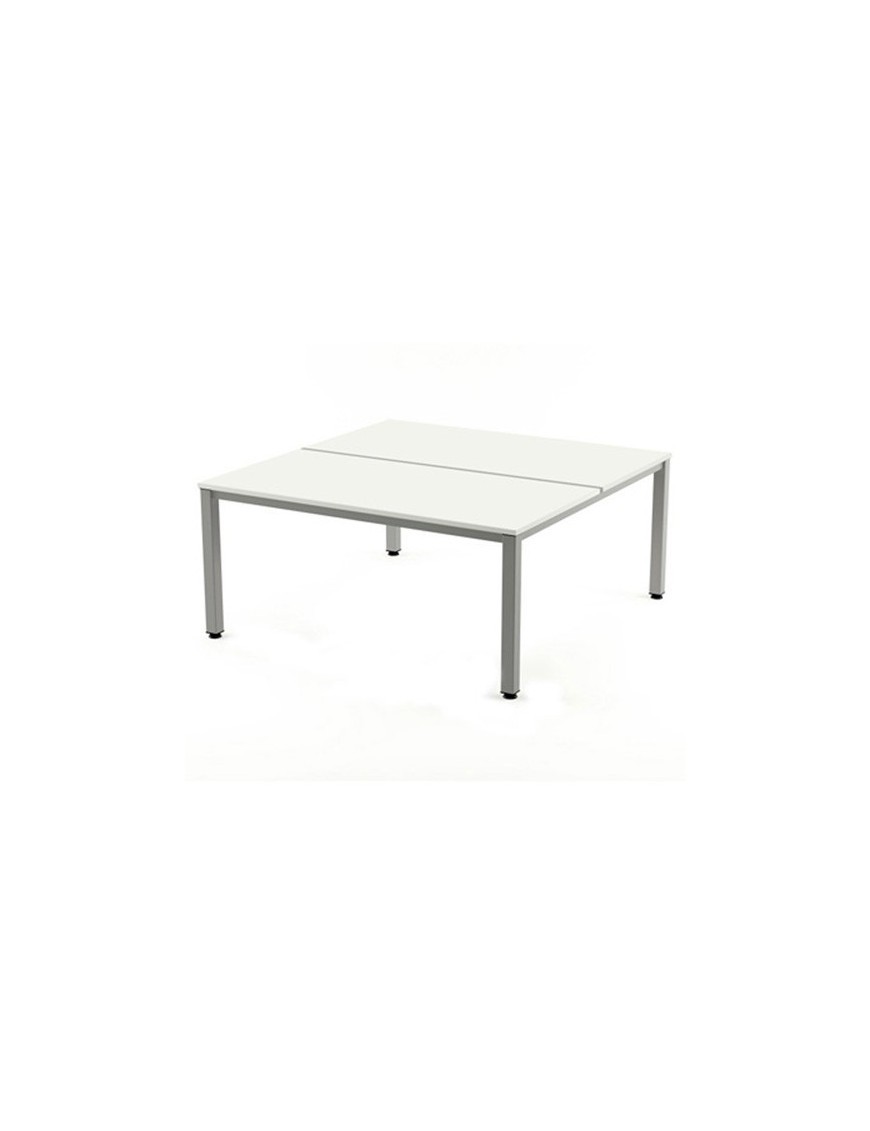 Mesa Rocada Executive 160X163 Al/Blanco