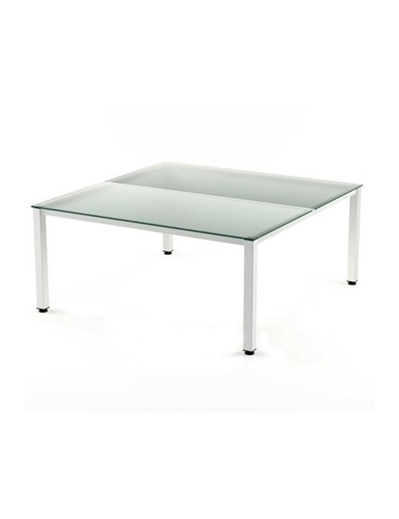 Mesa Rocada Executive 180X163 Bl/Cristal