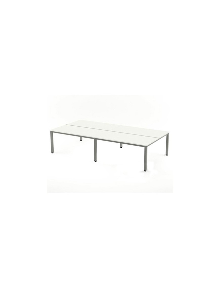 Mesa Rocada Executive 320X80 Al/Blanco