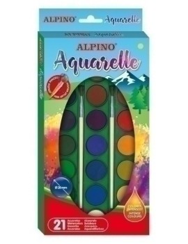 Acuarelas Alpino Estuche De 21