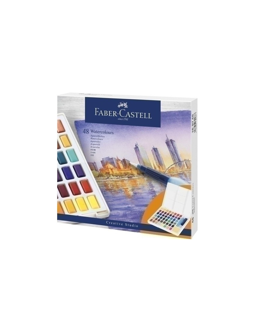 Acuarelas Faber Castell Creative E/48