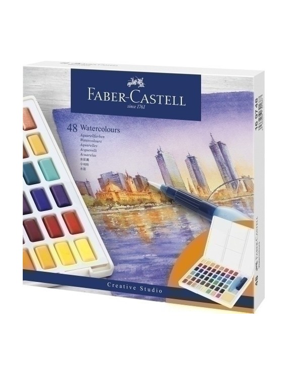 Acuarelas Faber Castell Creative E/48