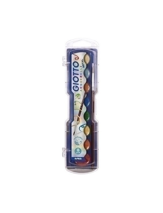 Acuarelas Giotto Metal 30 Mm Estuche 8