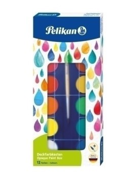 Acuarelas Pelikan Estuche 12 + Pincel