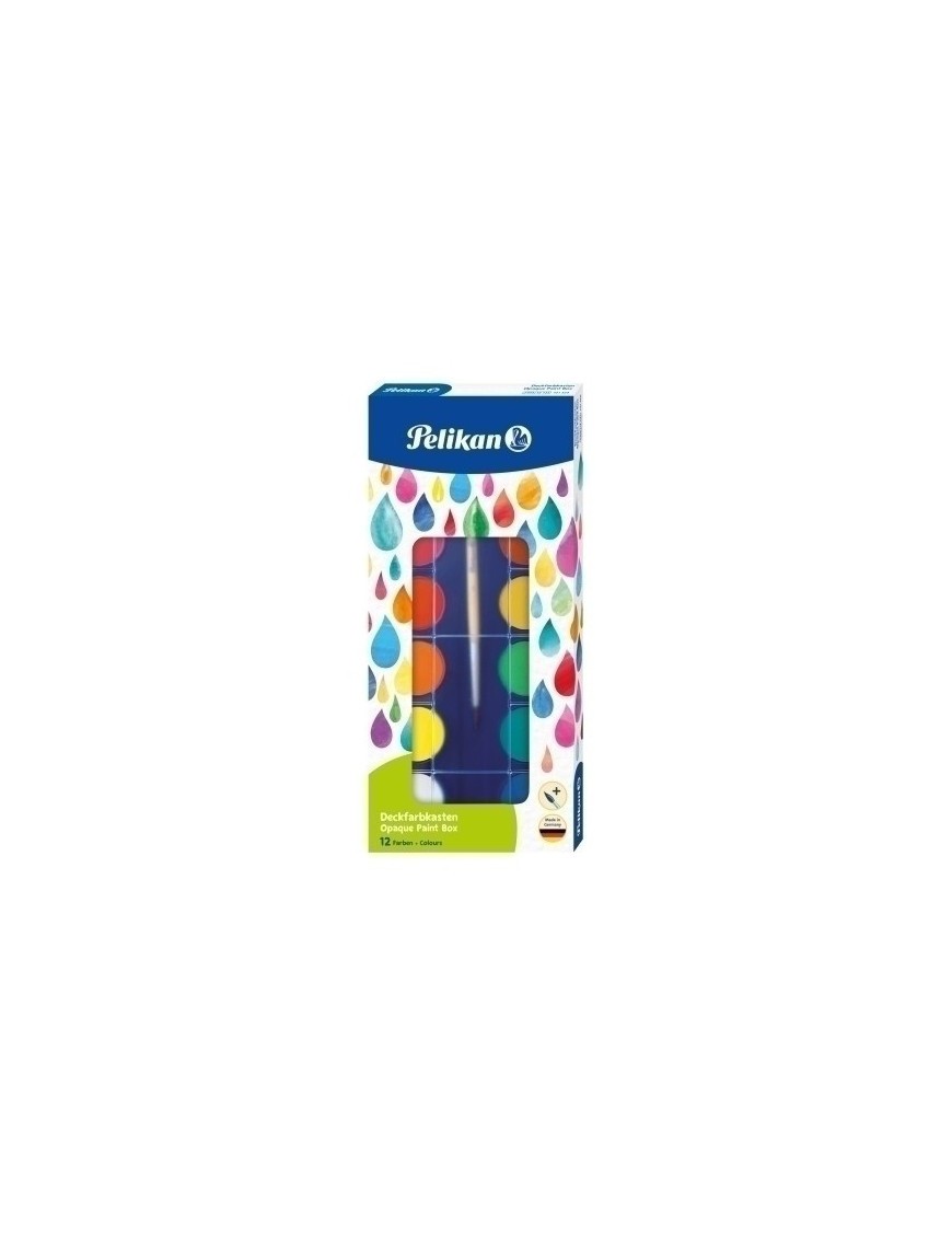 Acuarelas Pelikan Estuche 12 + Pincel