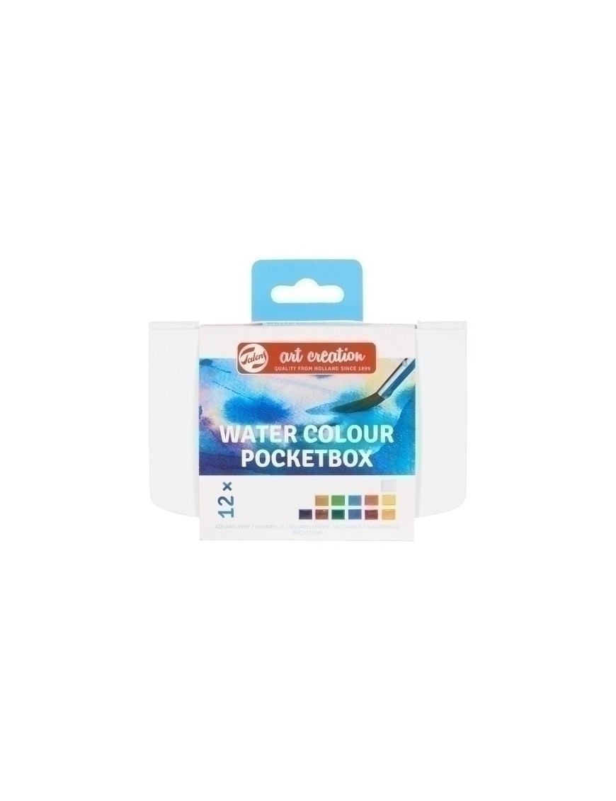 Acuarelas Talens Pocket Estuche De 12