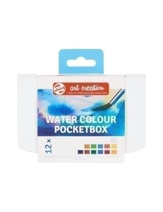 Acuarelas Talens Pocket Estuche De 12