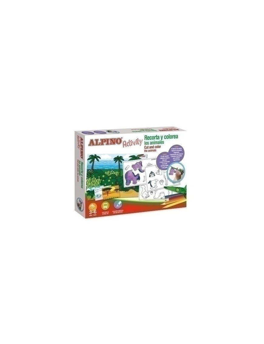 Alpino Activity Recorta Y Colorea Kit