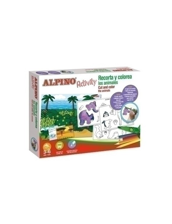 Alpino Activity Recorta Y Colorea Kit