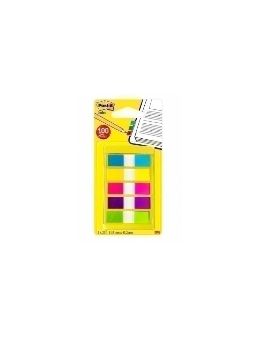 Taco Bande Post-It 1/2" 5X20 Pack De 5