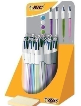 Boligrafo  4 Col.Bic Shine Expositor 20