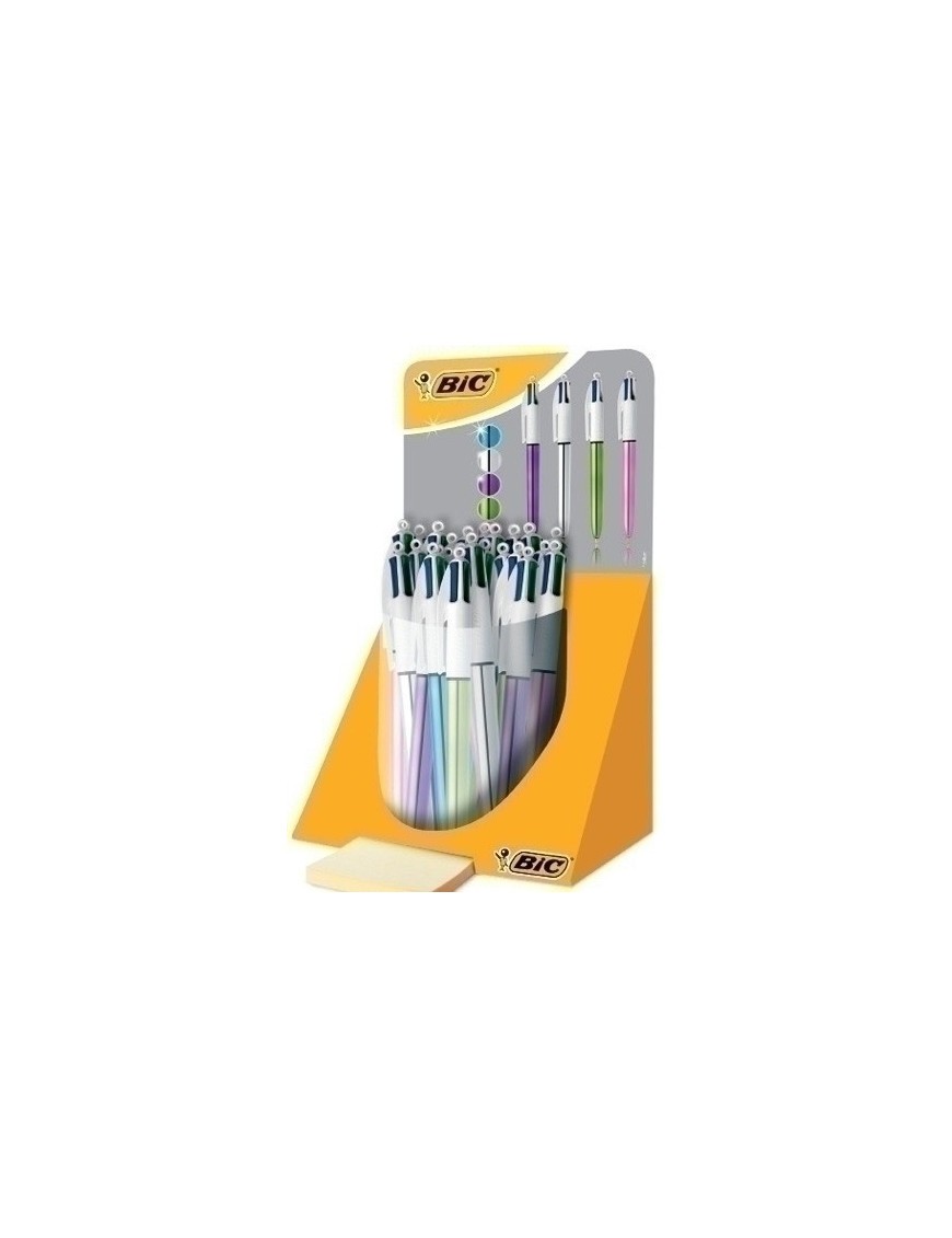 Boligrafo  4 Col.Bic Shine Expositor 20