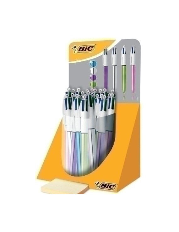 Boligrafo  4 Col.Bic Shine Expositor 20