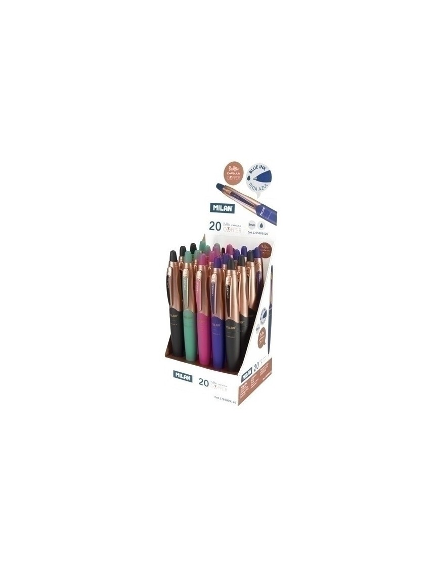 Bolig.Milan Capsule Ballpen Copper Ex.20