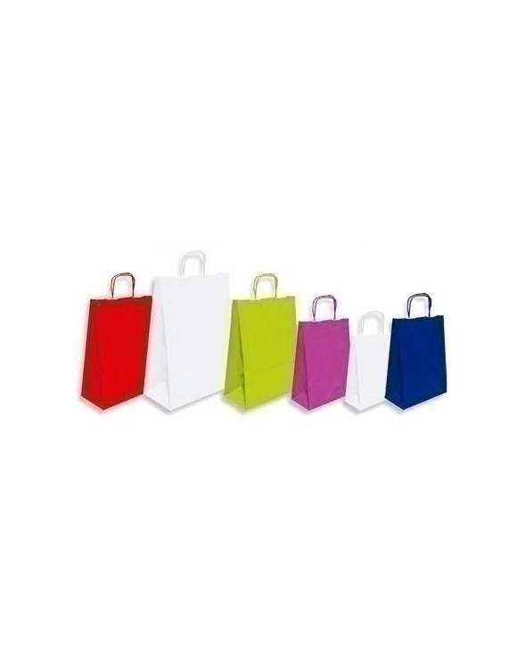 Bolsa Papel Celul.Blanco 24X32 Azul P/50