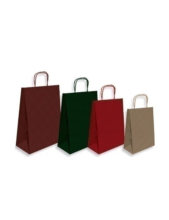 Bolsa Papel Kraft Liso 32X40 Rojo P/50