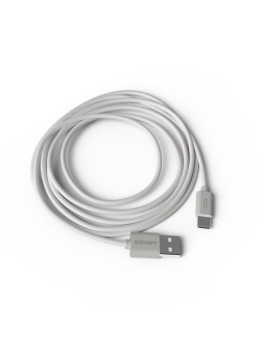 Cable Usb - Type C Blanco 2 M.