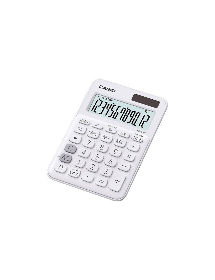 Calculadora Mesa Casio 12 Dig.  Ms-20 Bl