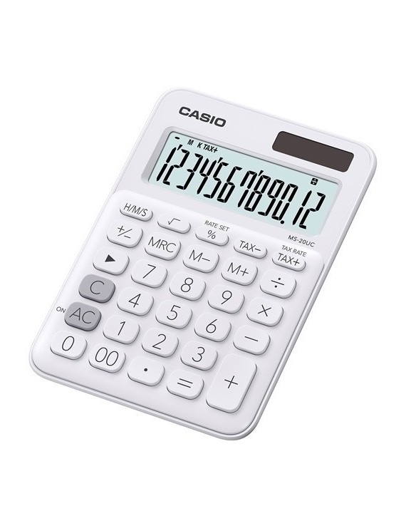 Calculadora Mesa Casio 12 Dig.  Ms-20 Bl