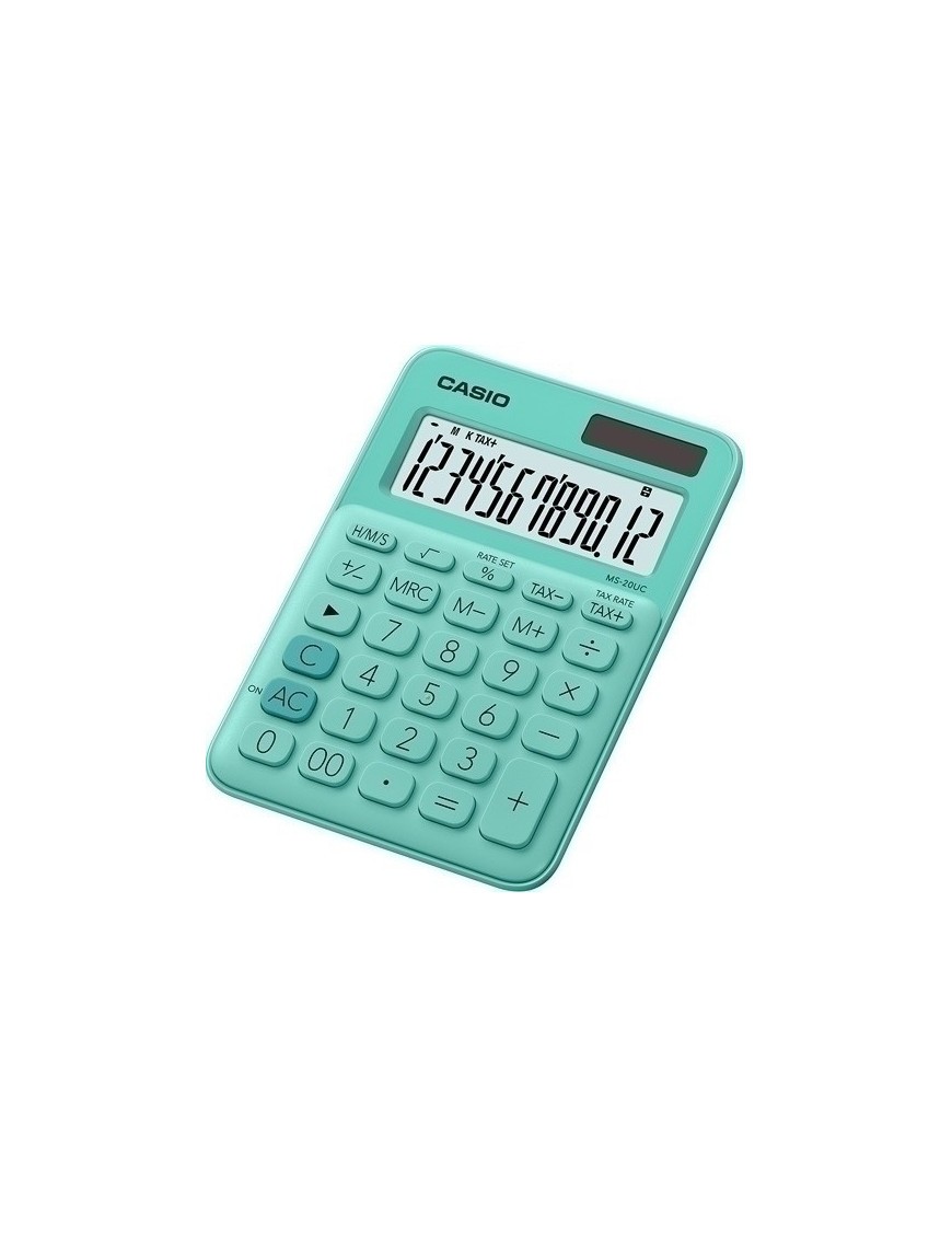 Calculadora Mesa Casio 12 Dig.  Ms-20 Vd