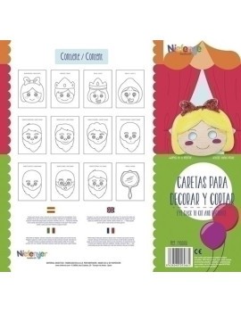 Careta Cart. 300Gr. Blancanieves Pack 12