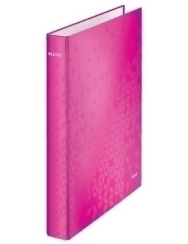 Carpeta Leitz Cart.A4 2 An.25 Fucsia